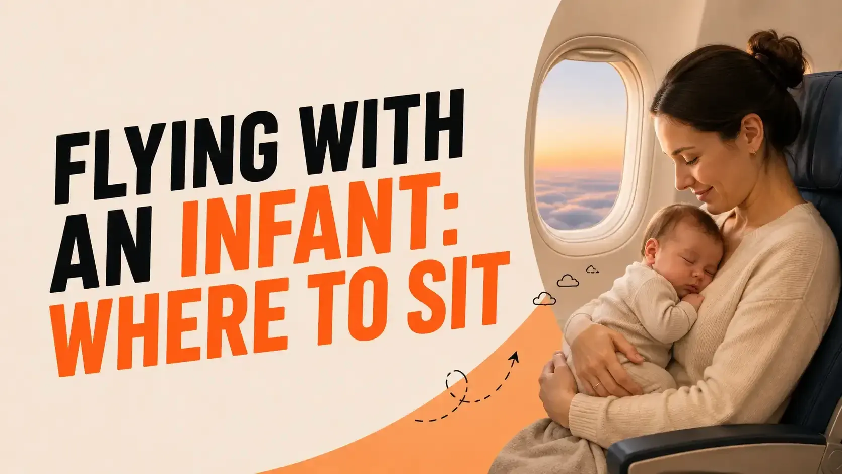 choosing seats when flying with an infant on your lap