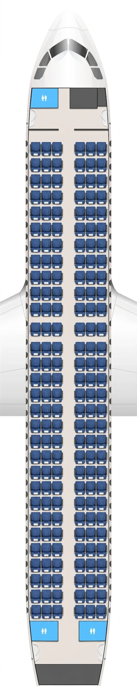 Sichuan Airlines Airbus A320neo seat map preview
