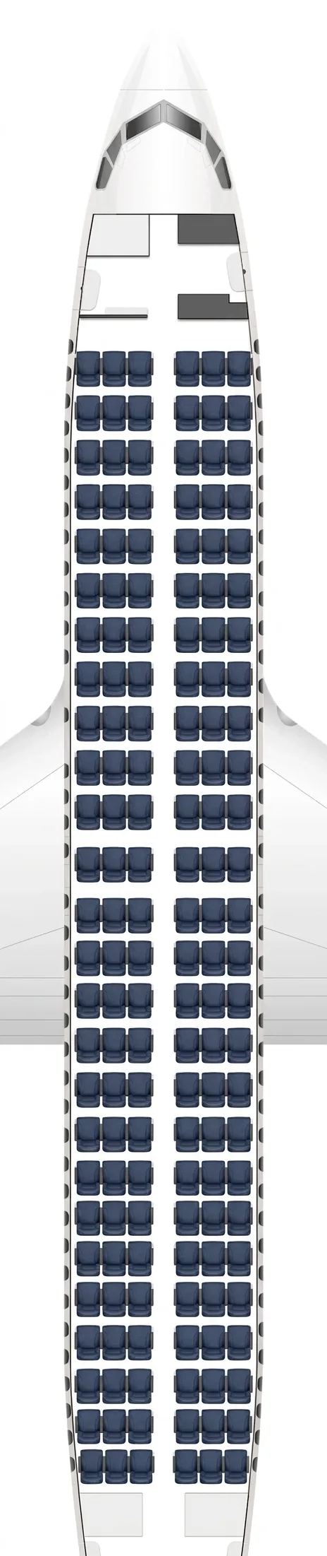 Air North Boeing 737-400 seat map
