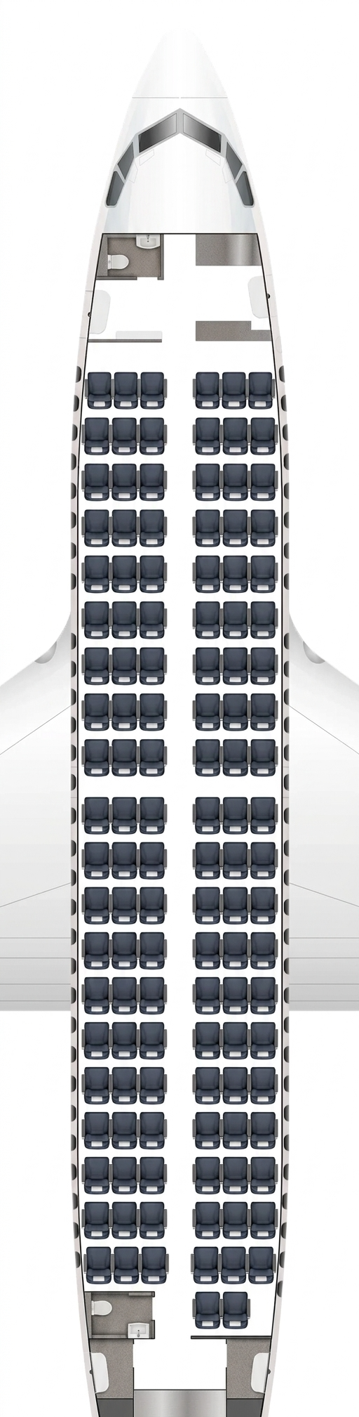 Air North Boeing 737-500 seat map preview