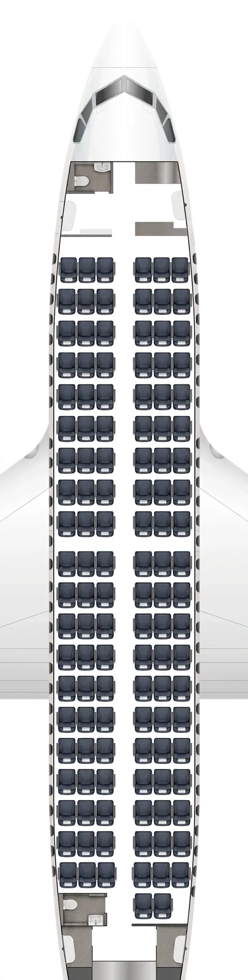 Air North Boeing 737-500 seat map