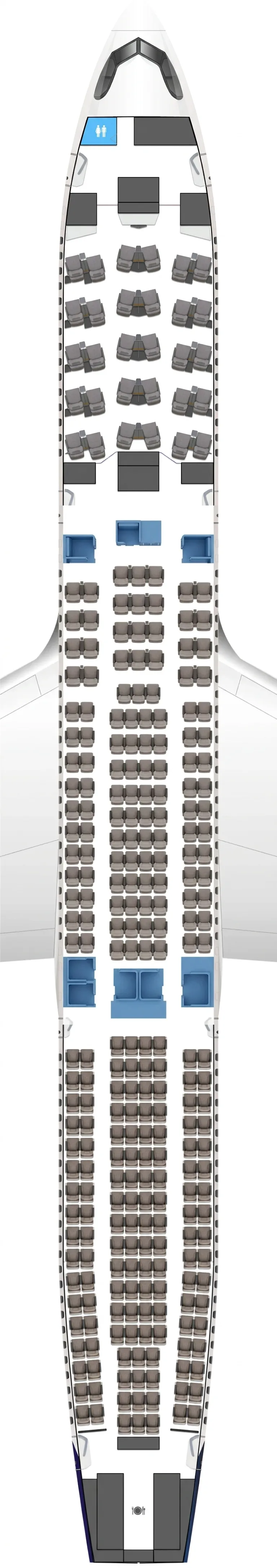 Discover Airlines Airbus A330-300 seat map