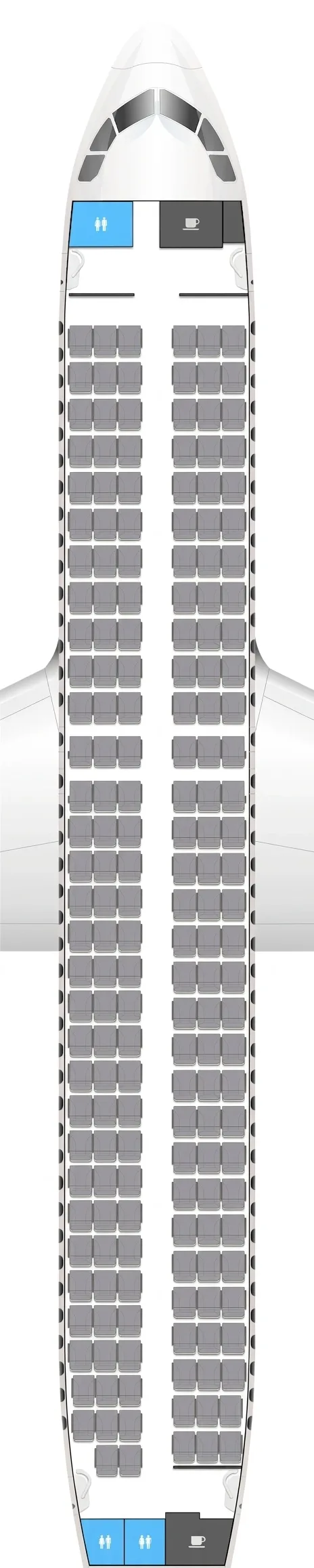 Cebu Pacific Airbus A320neo seat map