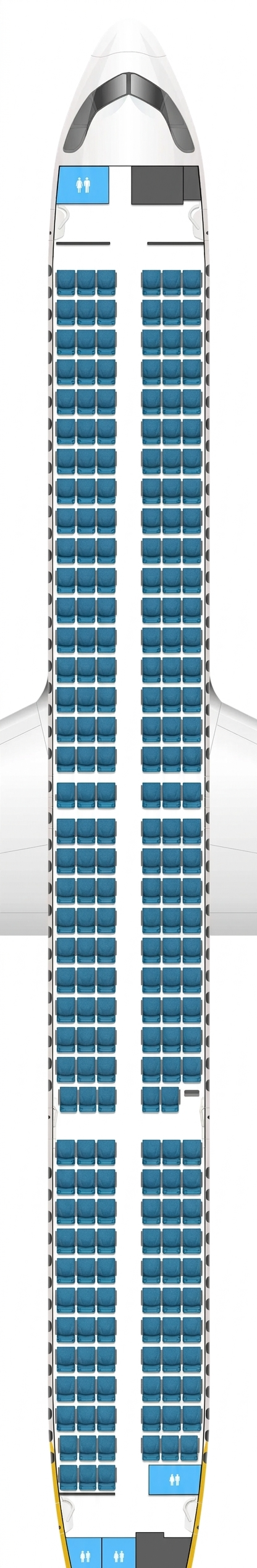 Cebu Pacific Airbus A321neo seat map preview