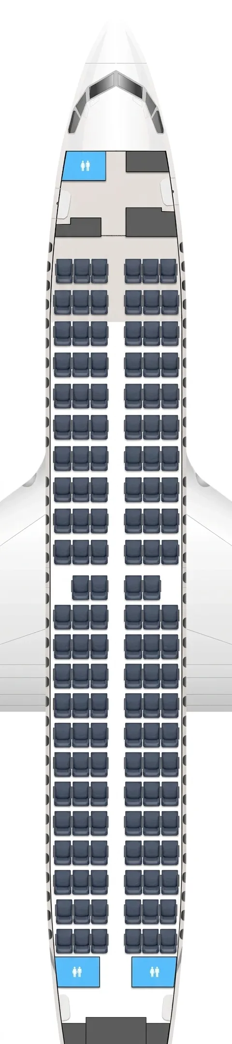 Canadian North Boeing 737-300 seat map