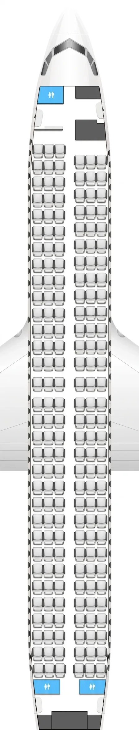Jeju Air Boeing 737-800 seat map