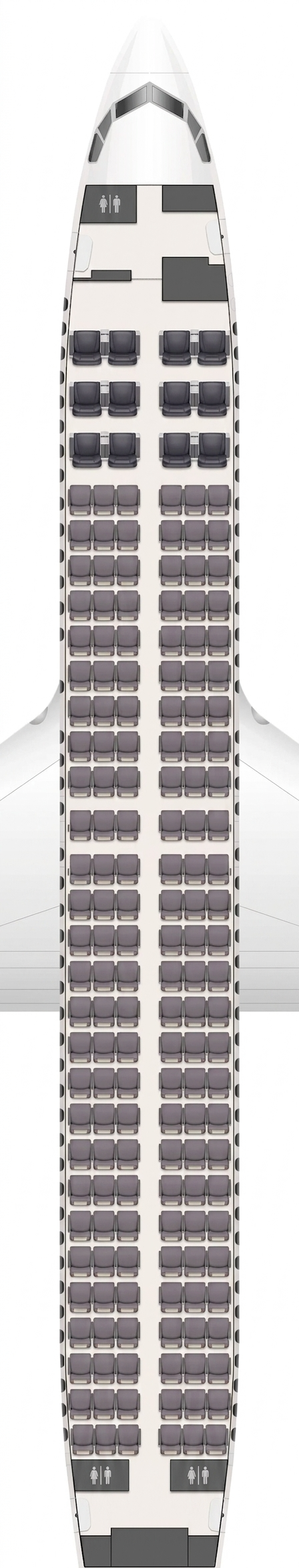 Jeju Air Boeing 737-Max 8 seat map preview