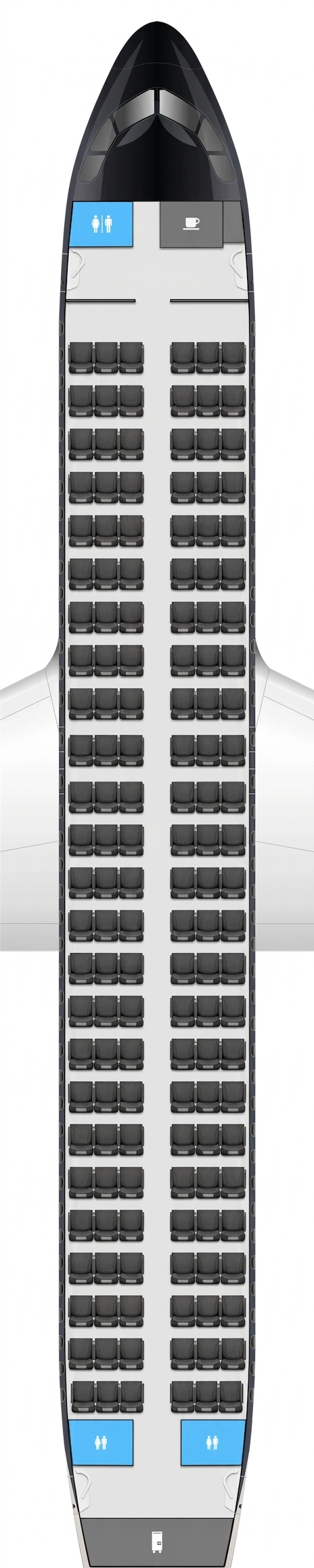 StarFlyer Airbus A320 seat map preview