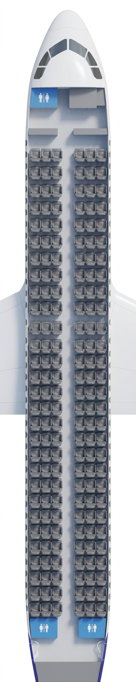 Aegean Airlines Airbus A320 seat map ()