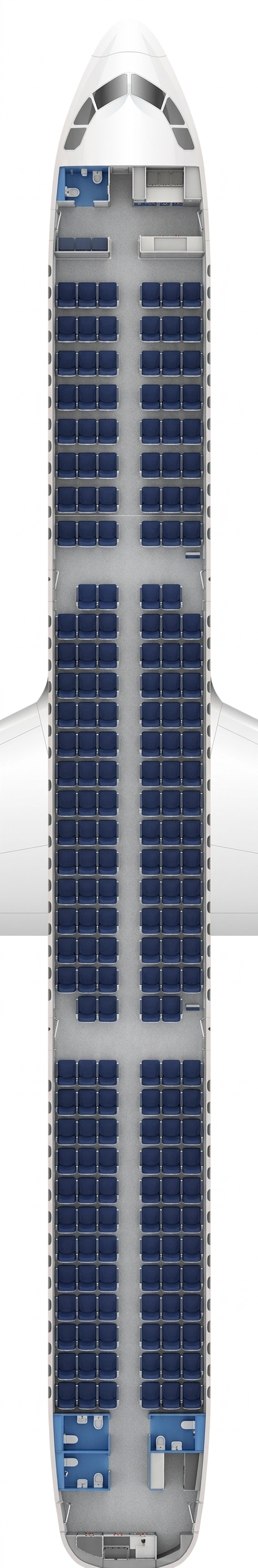 Aegean Airlines Airbus A321 seat map
