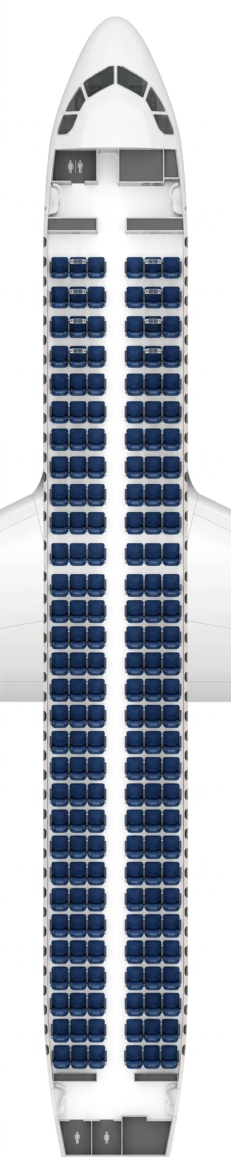 Aegean Airlines Airbus A320neo seat map