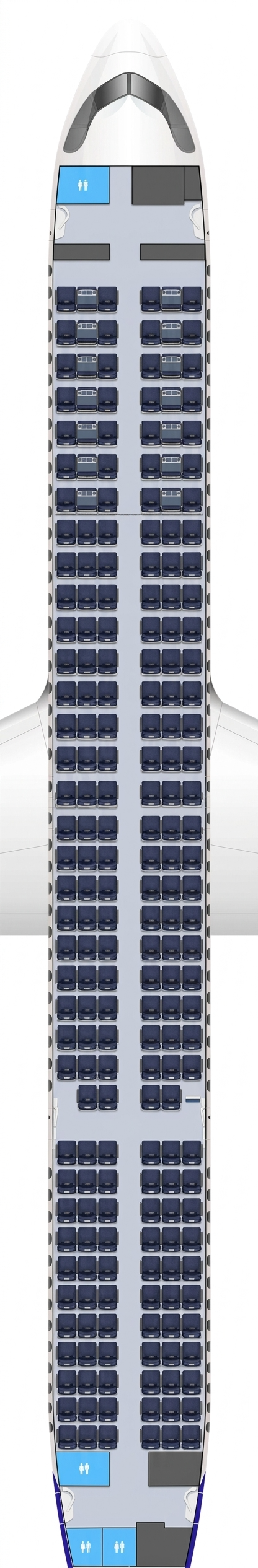Aegean Airlines Airbus A321neo seat map