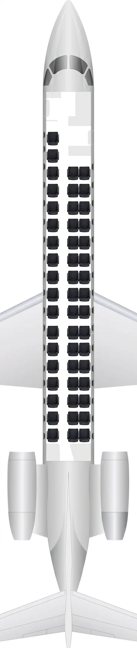 American Airlines Embraer 145 seat map
