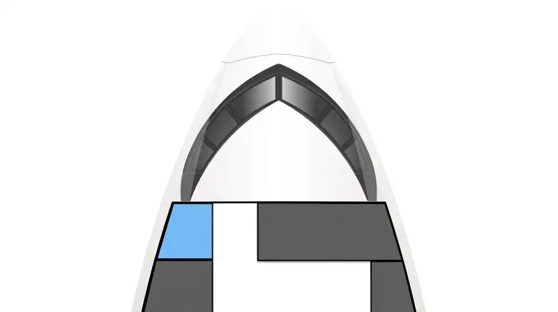 Air Canada Boeing 777-200LR seat map preview