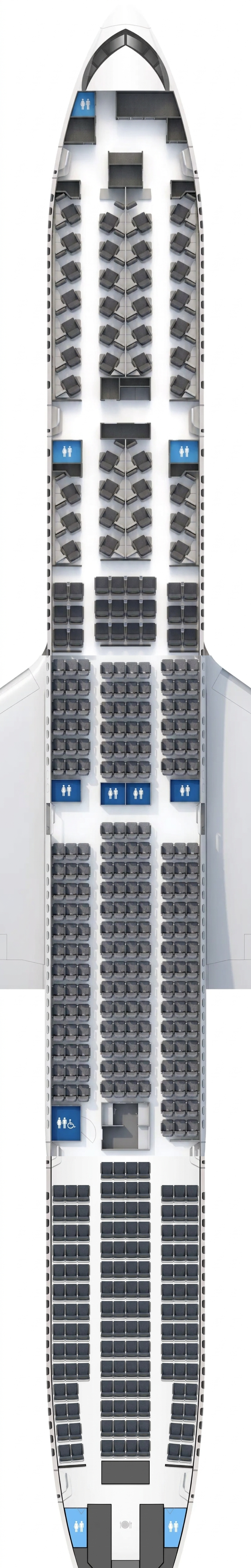 Air Canada Boeing 777-300ER seat map ()