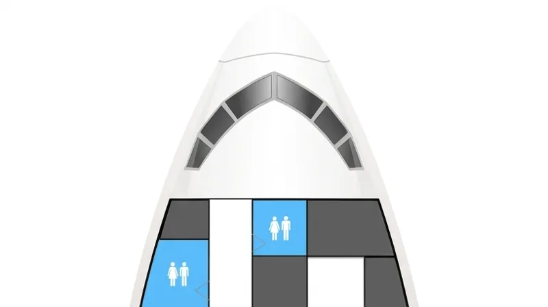 Air France Boeing 777-300ER seat map preview