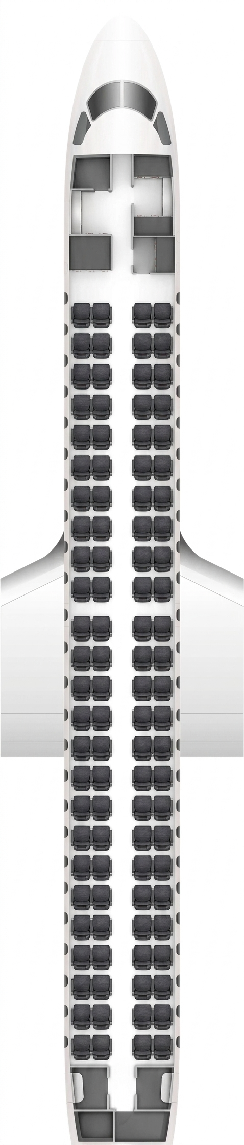 Air France Embraer 190 seat map ()