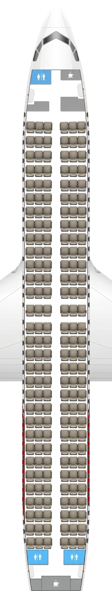 Air Algérie Boeing 737-Max 8 seat map