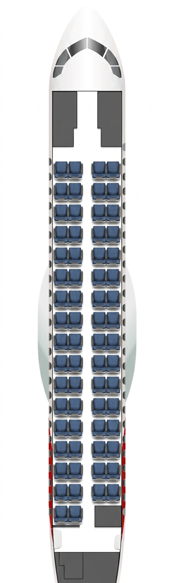 Air Algérie ATR 72-600 seat map