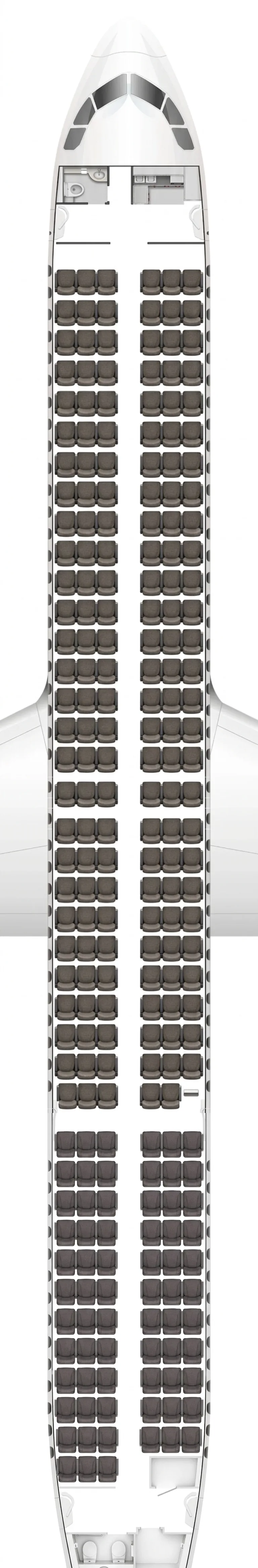 AirAsia Airbus A321neo seat map