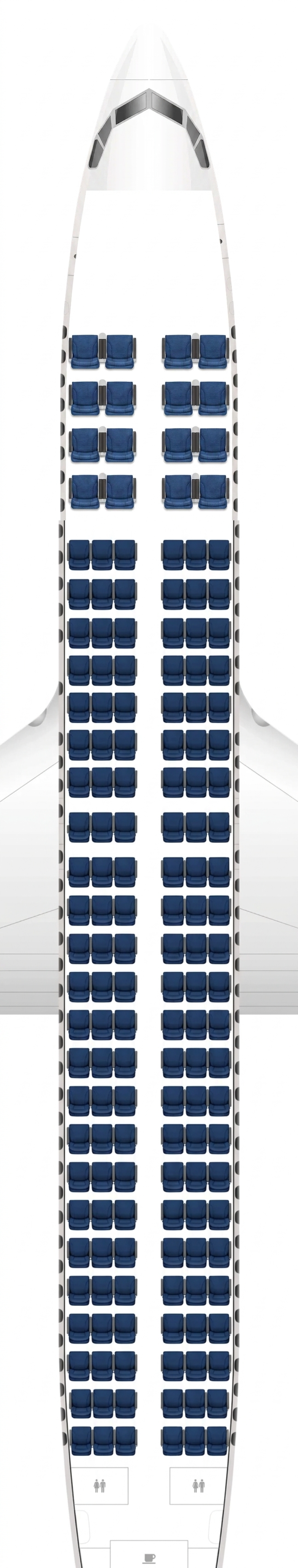 Aeroméxico Boeing 737-800 seat map