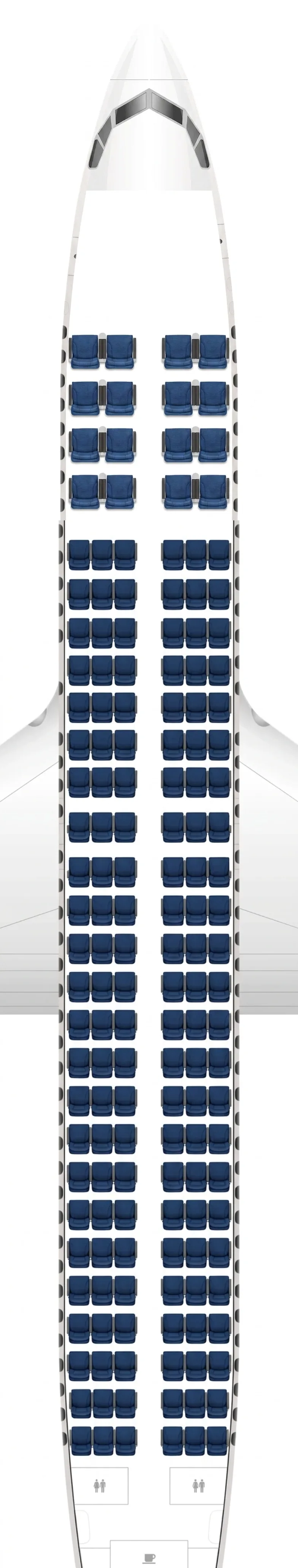 Aeroméxico Boeing 737-800 seat map