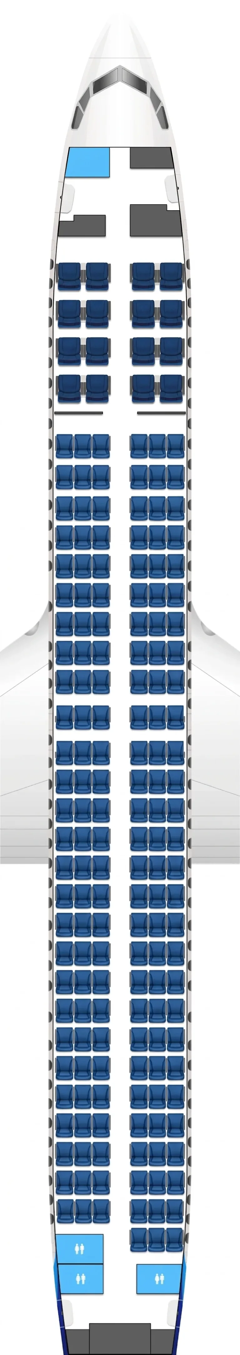Aeroméxico Boeing 737 MAX 9 seat map
