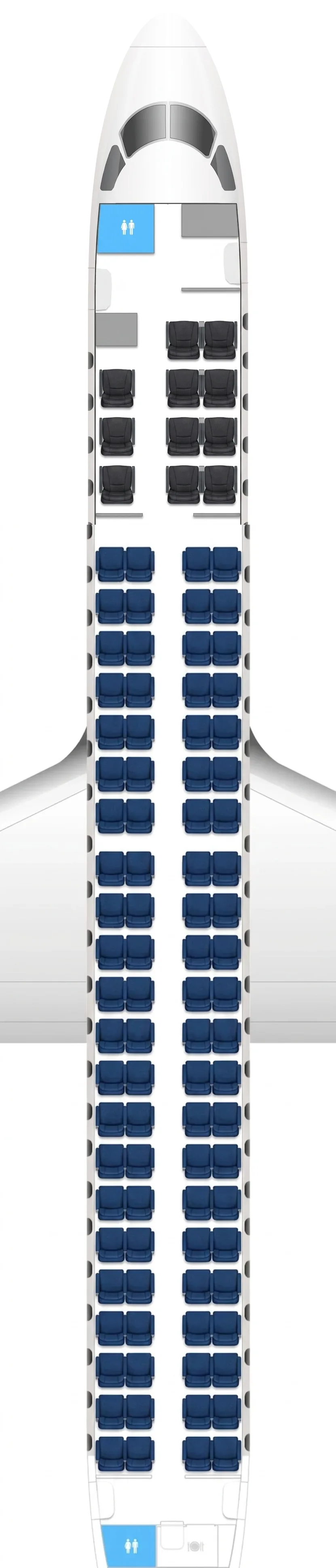 Aeroméxico Embraer 190 seat map