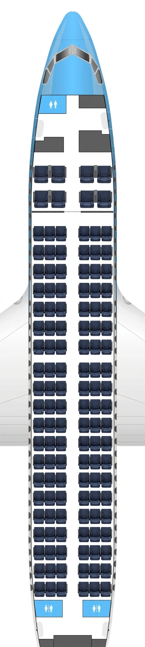 Aerolíneas Argentinas Boeing 737-700 seat map