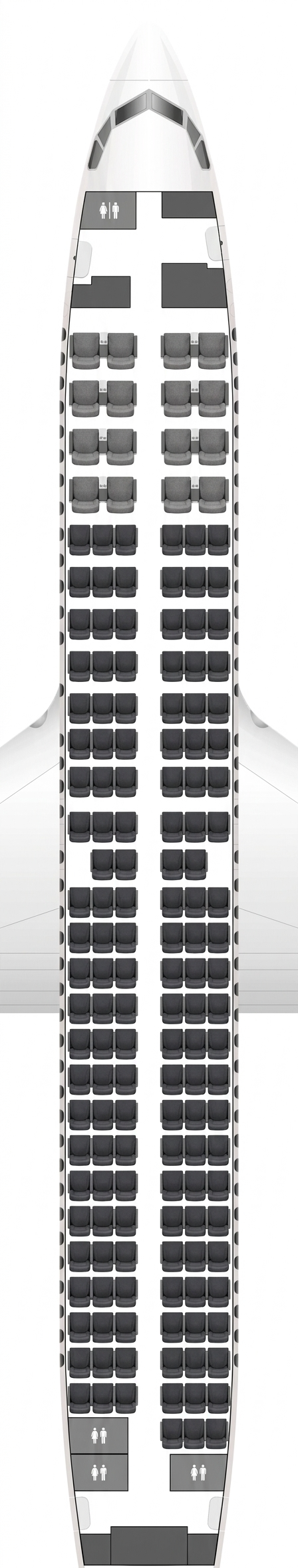 Alaska Airlines Boeing 737-Max 8 seat map