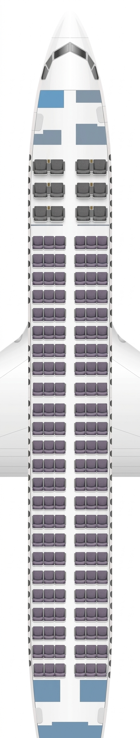 Royal Air Maroc Boeing 737-Max 8 seat map