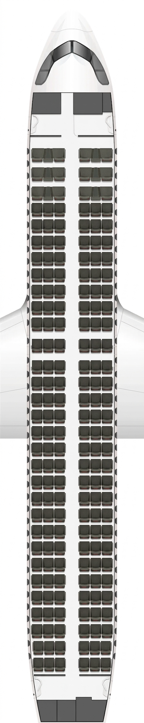 Avianca Airbus A320neo seat map