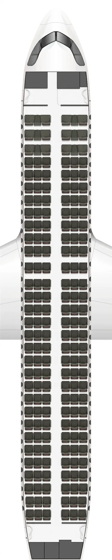 Avianca Airbus A320neo seat map