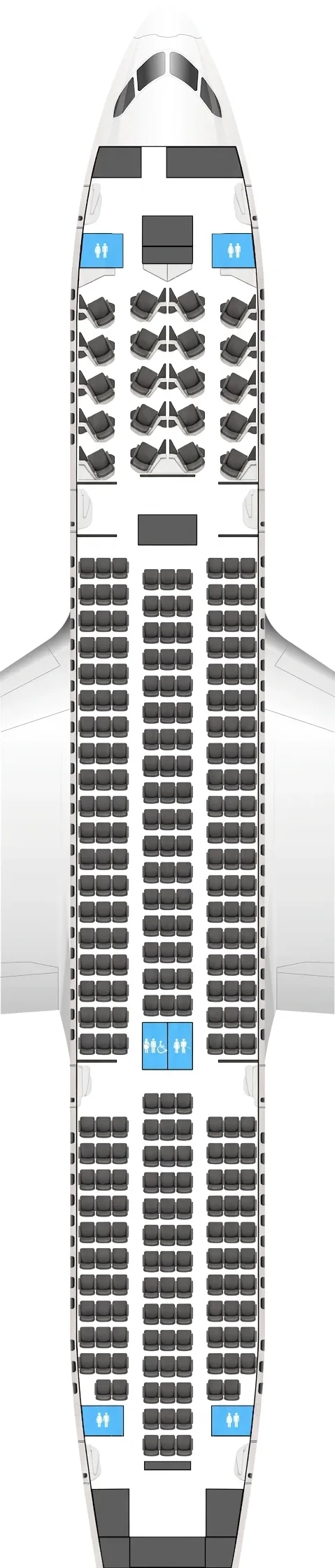 Avianca Boeing 787-8 seat map