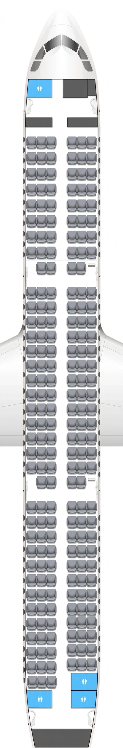 Finnair Airbus A321 seat map