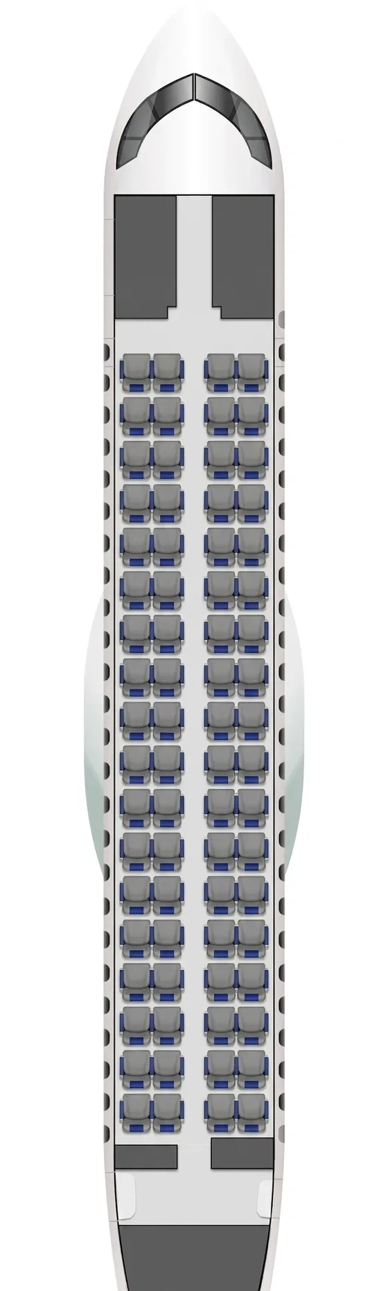 Finnair ATR 72-500 seat map