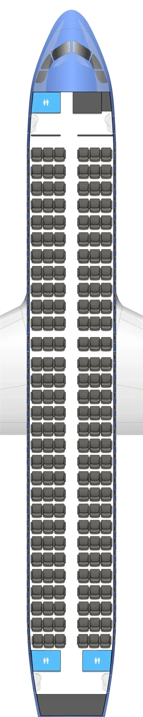 ITA Airways Airbus A320 seat map