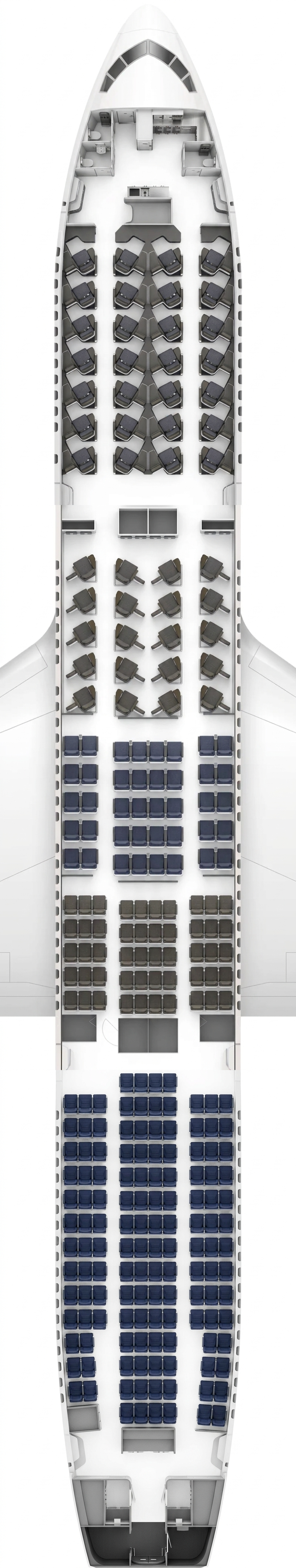 British Airways Boeing 777-200ER seat map ()