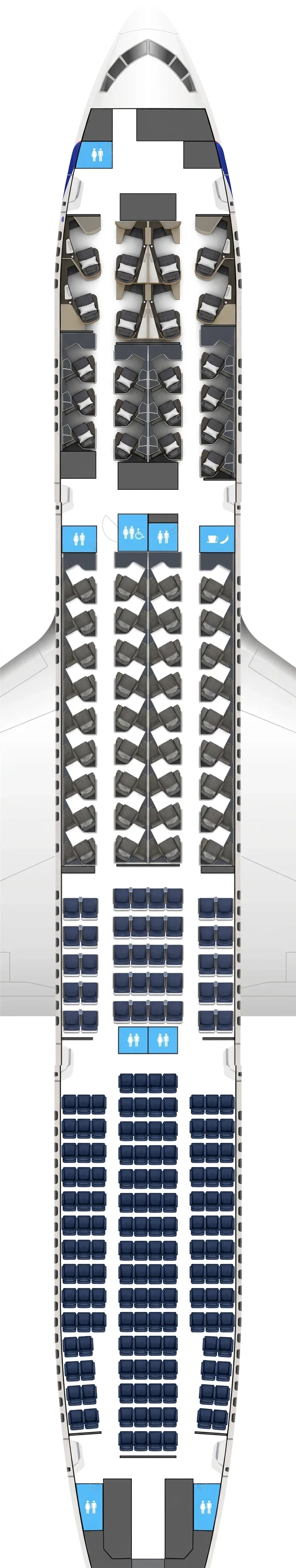 British Airways Boeing 777-200ER seat map