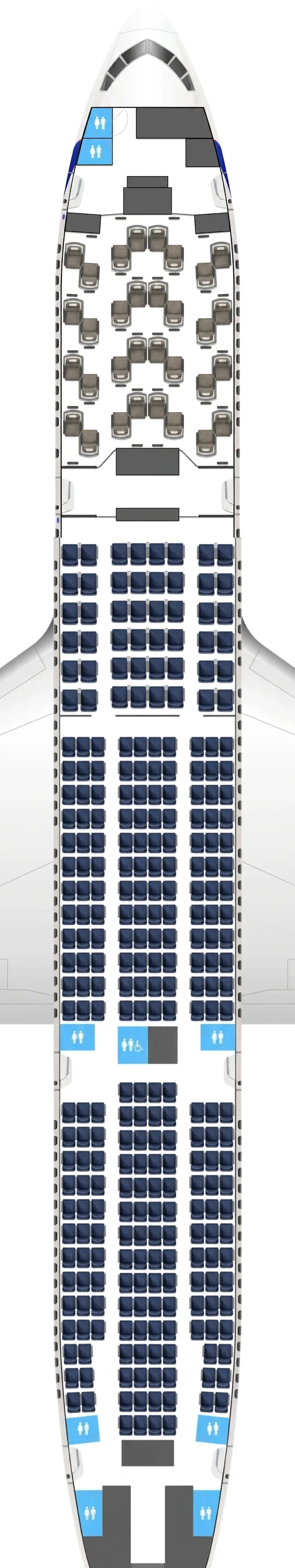British Airways Boeing 777-200ER seat map