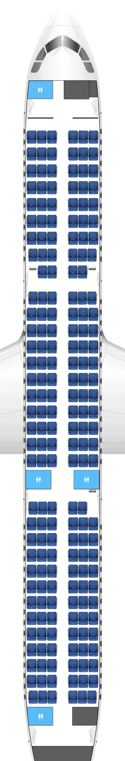Air Busan Airbus A321 seat map