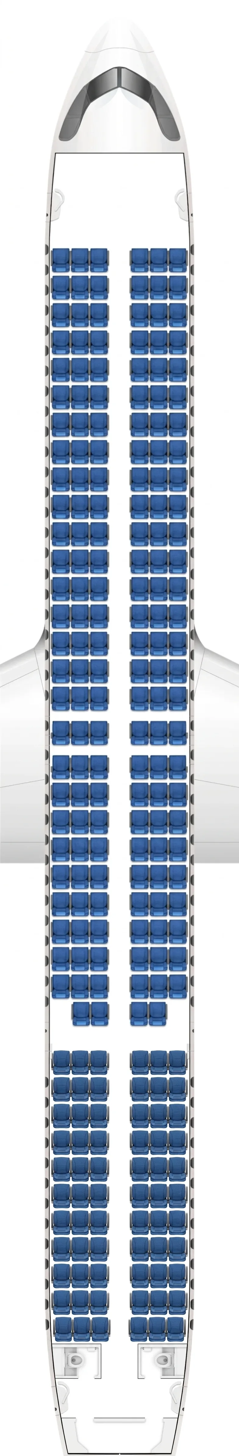 Air Busan Airbus A321neo seat map