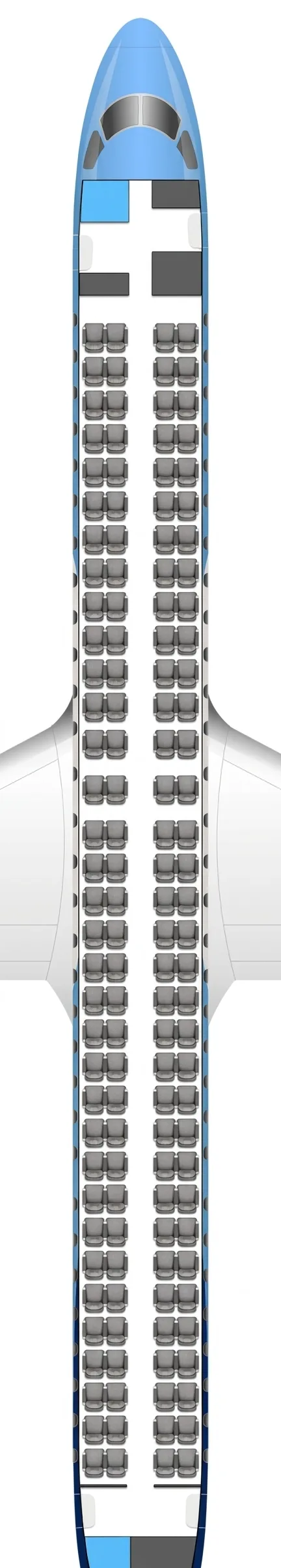TUI Airways Embraer 195-E2 seat map