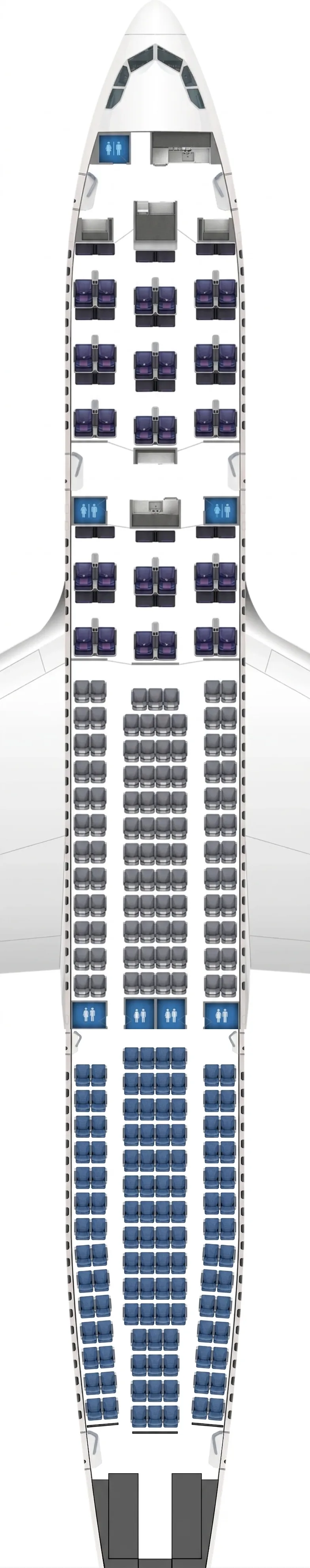 Air China Airbus A330-200 seat map