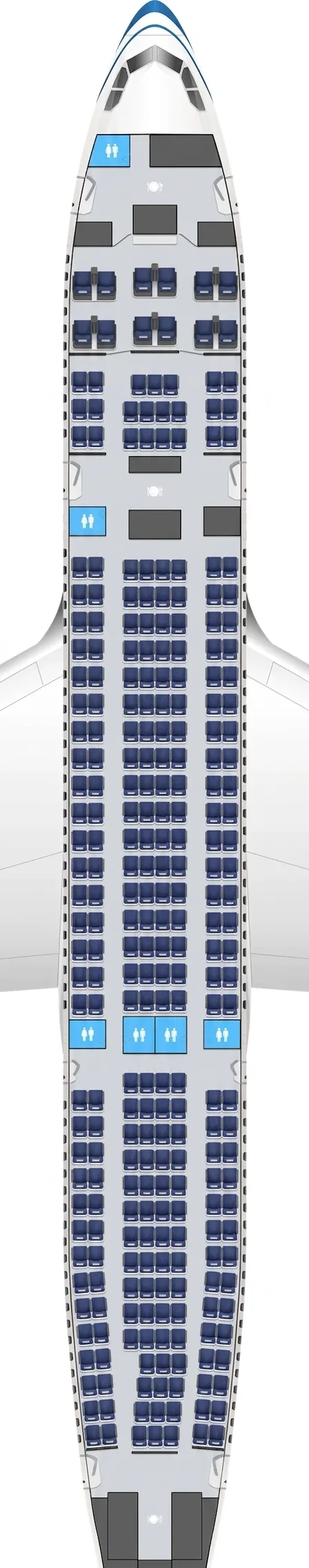 Air China Airbus A330-200 seat map