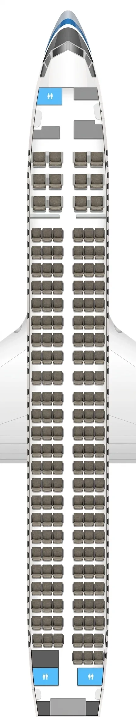 Air China Boeing 737-800 seat map