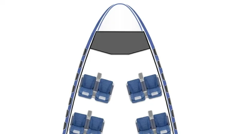 Air China Boeing 747-400 seat map preview