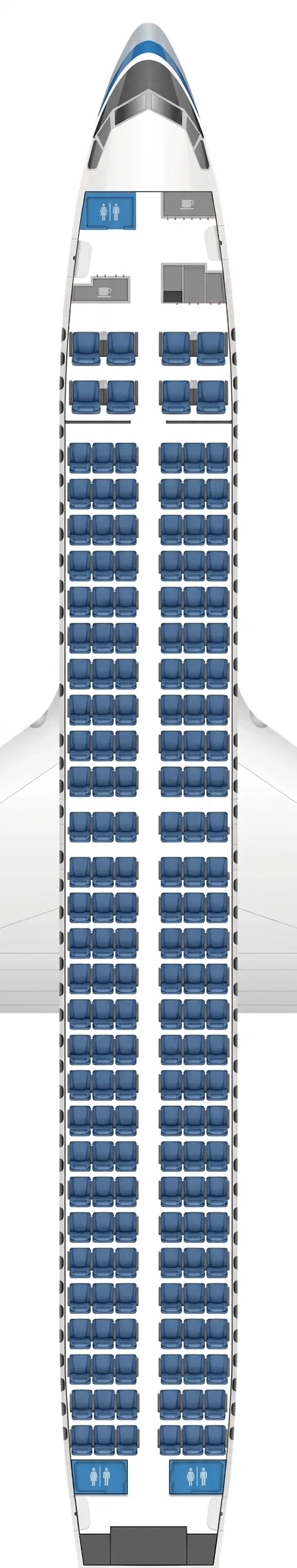 Air China Boeing 737 MAX 8 seat map