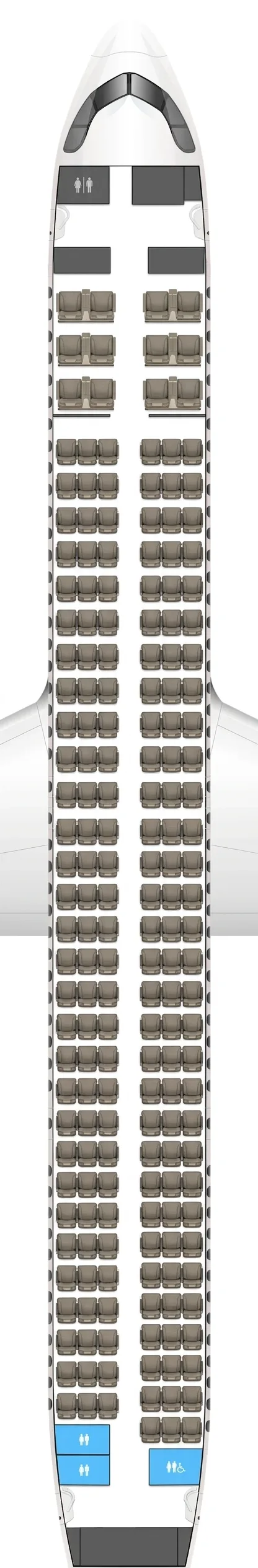 Cathay Pacific Airbus A321neo seat map