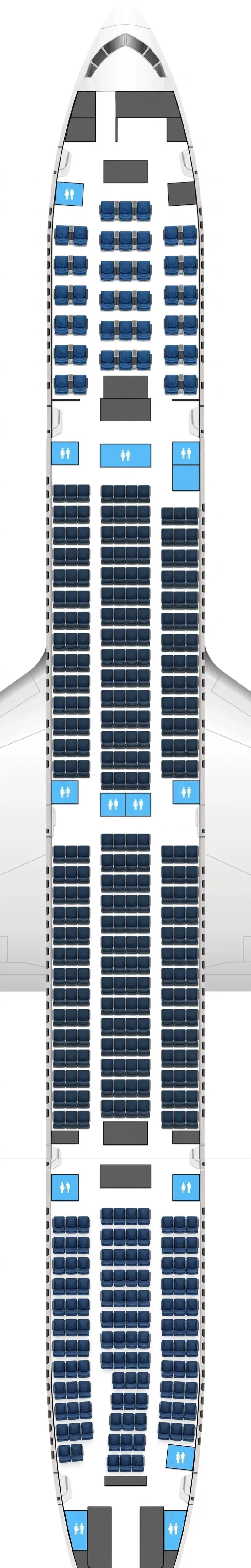 Cathay Pacific Boeing 777-300 seat map